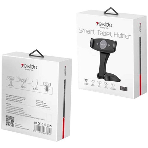Yesido Stolni držač (C21) - za telefon, tablet 6.5 - 10&amp;quot; - crni Slike