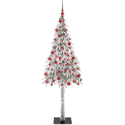  Božićno drvce s 300 LED svjetlima Bijelo 180 cm PE i čelik Slike