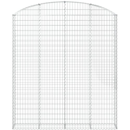  Gabionska ko&amp;scaron;ara s lukom 200x30x220/240 cm pocinčano željezo Slike