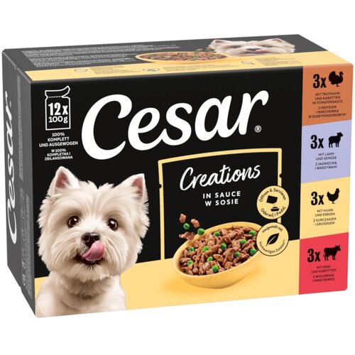 Cesar Selektion meso i povrće u umaku - 48 x 100 g Slike