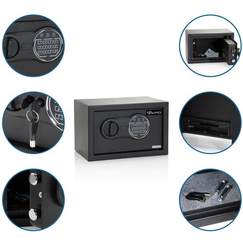 MID.YOU Trezor Safe Compact Iii, Črna Slike