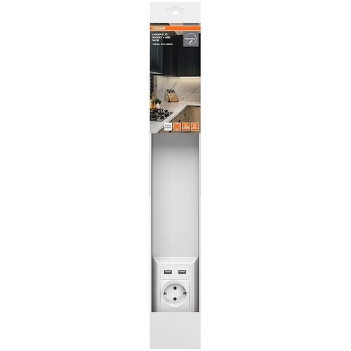 Osram Linear LED svetilka pod omarico Flat z vtičnico (Do x Š x V: 54 x 8,1 x 4,15 cm, Barva svetlobe: Hladno bela, 220 V - 240 V) Cene
