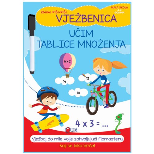 FORUM Vježbenica Piši - Riši Učim tablice množenja Cijene