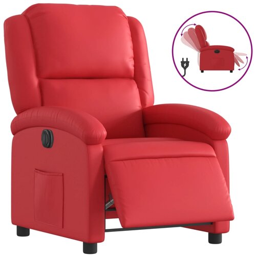 Maison Chic Električni naslanjač - Relax naslanjač rdeče umetno usnje, (22062183) Cene