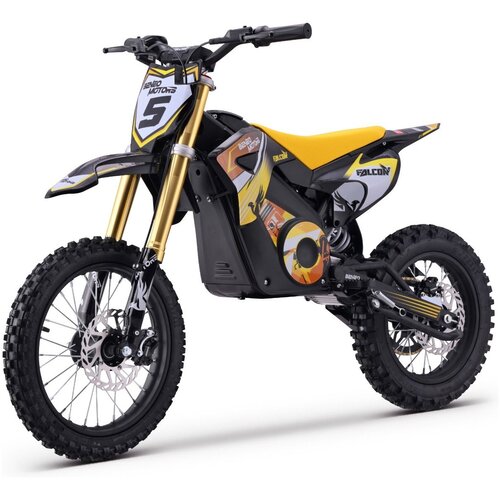 Beneo 48V enduro motor za djecu Falcon, 1600W, 50 km/h, Li, žuti Cene