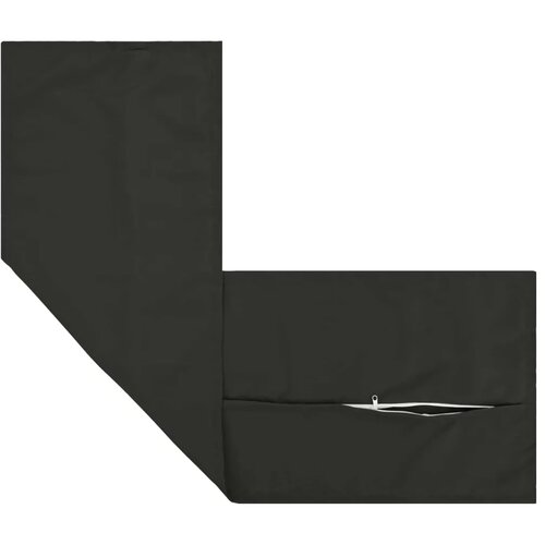  Jastuk s jastukom HOUTEN 2 kom. Crna Poliester - Crna 40 x 145 cm 2 Slike