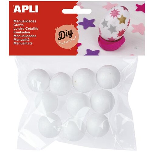 Apli Kroglice iz stiropora fi25mm 10 kos, (20455741) Slike
