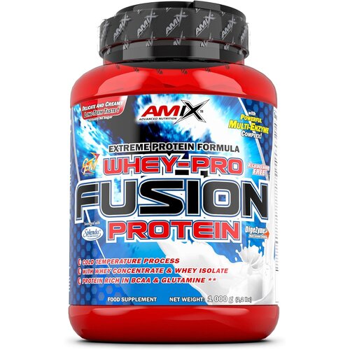  Amix whey pro fusion jagoda, 1 kg Cene