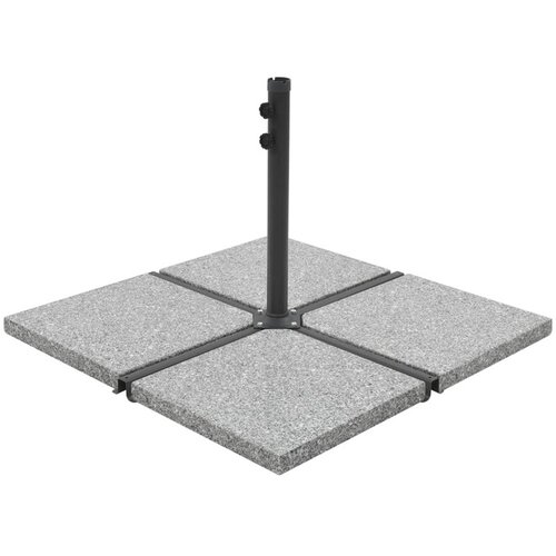 Postolje za suncobran granitno 25 kg četvrtasto sivo Cijene