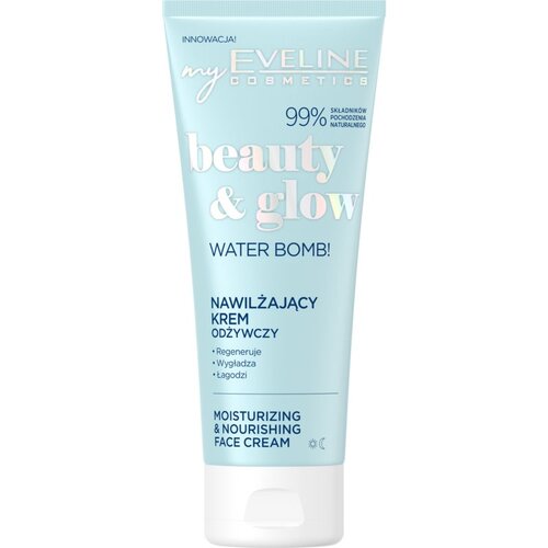 Eveline Cosmetics Beauty & Glow Water Bomb! vlažilna in hranilna krema za obraz 75 ml Cene