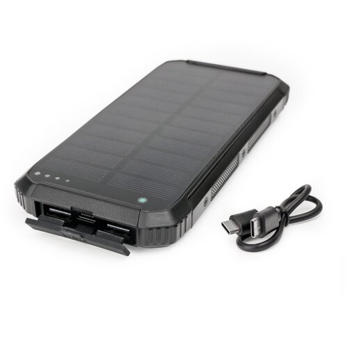 Power Bank sa bežičnim punjenjem i solarnim panelom Power Delivery 15W/10000 mAh crna Slike