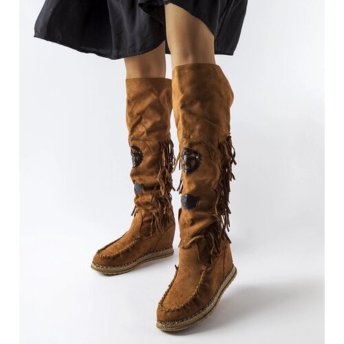 Gemre Caramel wedge boots Cascia Cijene
