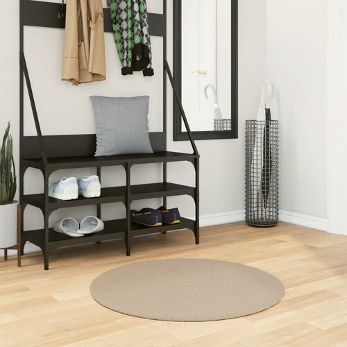  Tepih HUARTE kratkih vlakana meki i perivi &amp;Oslash; 80 cm boja pijeska Slike
