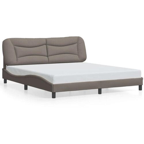Maison Chic Posteljni okvir - Dvoposteljna postelja - Zakonska postelja brez vzmetnice taupe 180x200 cm blago-J4242, (21771118) Cene