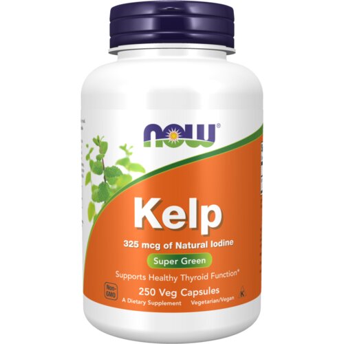 Now Foods kelp 325 mcg – prirodni jod za zdravlje štitne žlezde Cene