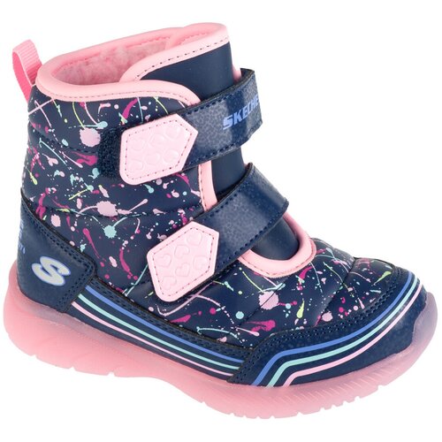 Skechers Škornji za sneg Illumi-Brights - Power Paint Modra Cene