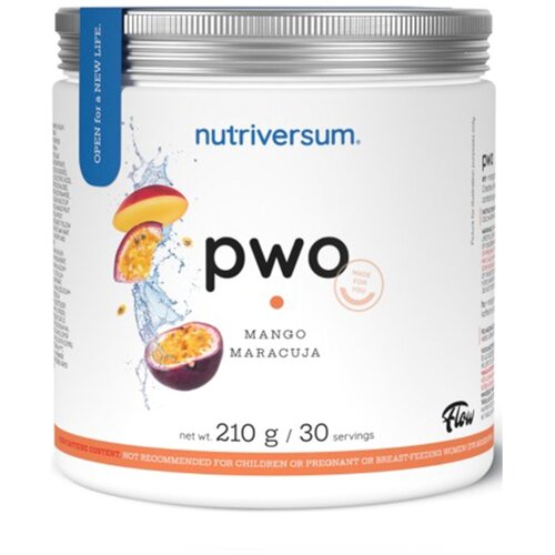 NUTRIVERSUM PWO 2.0 mango marakuja, 210g Slike