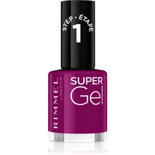 Rimmel London Super Gel gel lak za nohte brez uporabe UV/LED lučke odtenek 025 Urban Purple 12 ml Cene