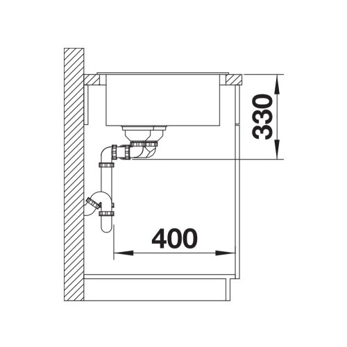 Blanco sudopera naya 8 815X500/200mm antracit Slike