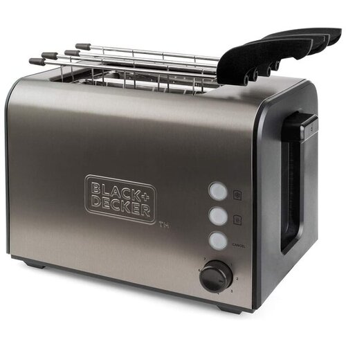 Black &amp;amp; Decker toaster iz nehrđavog čelika 900 w bxtoa900e Slike