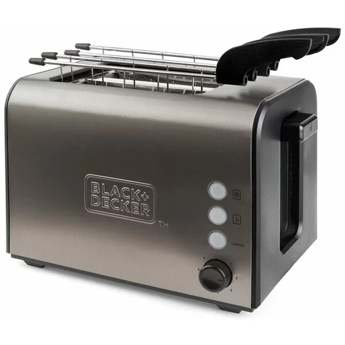 Black & Decker toaster iz nehrđavog čelika 900 w bxtoa900e