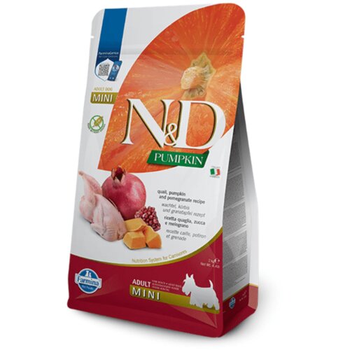N&amp;amp;d pumpkin Quail&amp;amp;Pomegranate Mini 2kg Slike