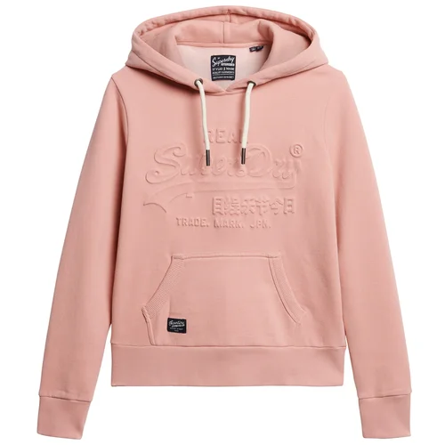 Superdry Majica kremna / roza / črna