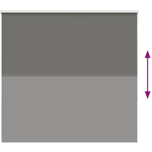 Rolo zavjesa Blackout siva 150x130 cm &amp;Scaron;irina tkanine 146,6 cm Slike
