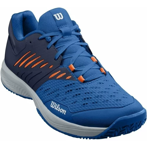 Wilson Kaos Comp 3.0 Mens Tennis Shoe Classic Blue/Peacoat/Orange Tiger 44 2/3