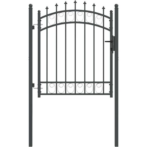  Vrata ograde s bodljama EMMEN 125 x 100 cm Slike