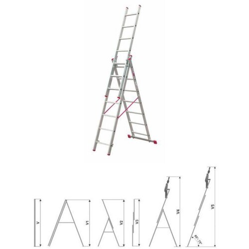 Nexsas merdevine VHR 3x7 Cene