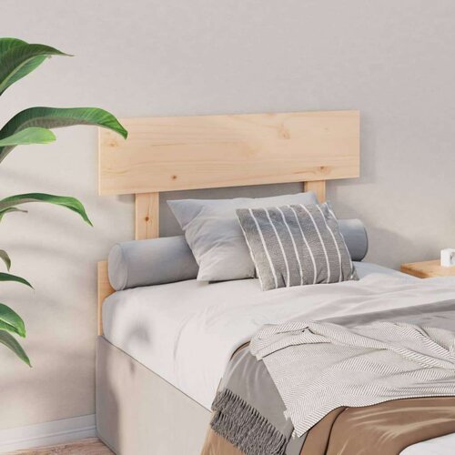 VidaXL uzglavlje za krevet 93,5 x 3 x 81 cm od masivne borovine Slike