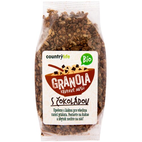 Country Life BIO Granola - Hrskave Ovsene Pahuljice 350 g kokos Cene