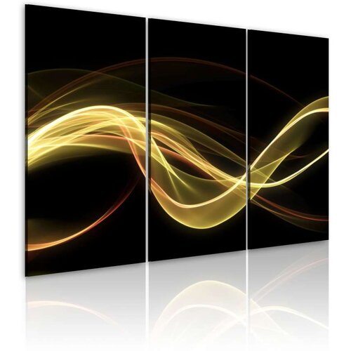 Slika - A bright smoke on a black background 60x40 Slike