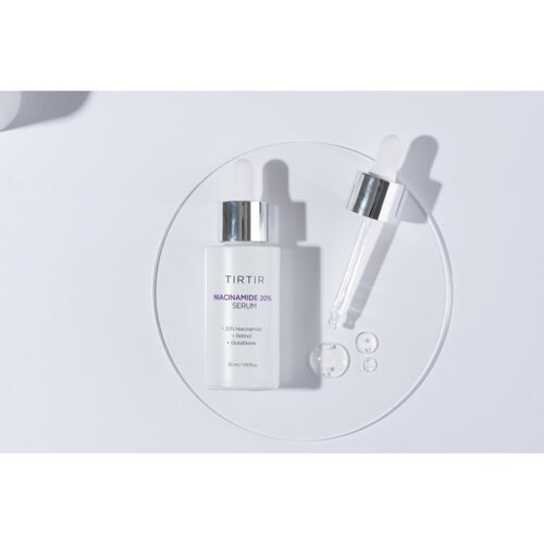 TIRTIR Niacinamide 20% Serum posvetlitveni serum proti gubam z učvrstitvenim učinkom 30 ml Slike