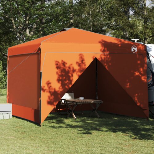vidaXL Šator s nadstrešnicom Narančasta 300 x 300 x 227 / 236 / 245 cm Cijene
