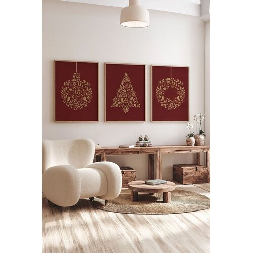 Wallity Uokvirena slika Nwyearmdl10, 33x48 cm, 3 dijela Cene