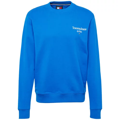 Tommy Jeans Sweater majica plava / bijela