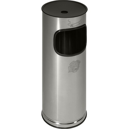 VAR nostni kombinirani pepelnik, nerjavno jeklo, prostornina 17 l, VxØ 610 x 250 mm, nerjavno jeklo Cene