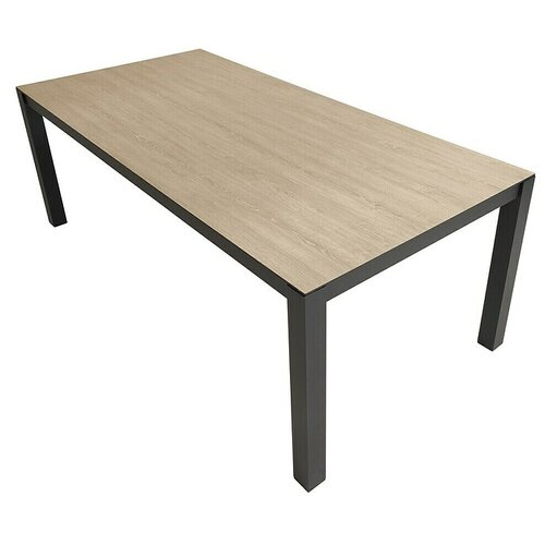 SUNFUN Vrtna miza Malmo (Do x Š x V: 210 x 90 x 74 cm, Črna, Natur) Cene