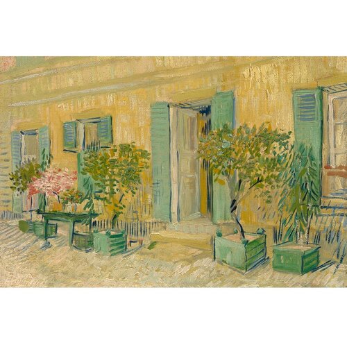 Fedkolor Slika reprodukcija 90x60 cm Exterior of a Restaurant in Asnières, Vincent van Gogh – Cijene