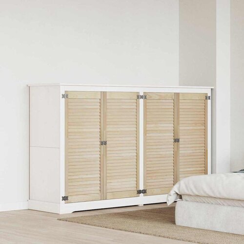 vidaXL Vrata ormara 4 pcs Smeđa 110 x 49.5 x 2.1 cm Masivna borovina Cijene