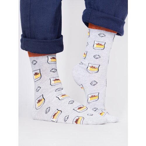 Yoclub Man's Cotton Socks Patterns Colors SKA-0054F-H500 Slike