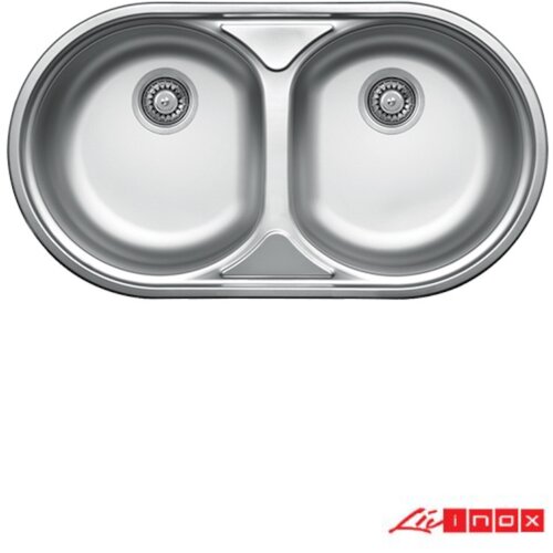 Livinox Ugradna sudopera EC 186 inox &oslash;90 78x43,5cm Cene