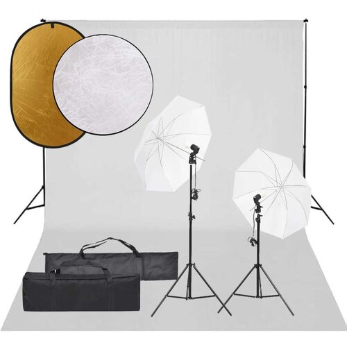  Komplet za foto studio z lučmi, ozadjem in odbojnikom, (5000288497) Cene