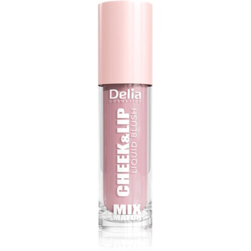 Delia Cosmetics Mix&amp;amp;Match Cheek &amp;amp; Lip Liquid Blush tekoče rdečilo za ustnice in lica odtenek 03 4 ml Slike