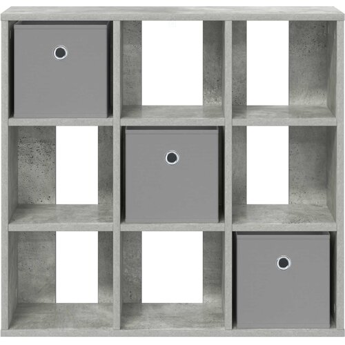  Kreveta s ladicama Betonski sivi 73,5 x 24 x 69,5 cm Slike