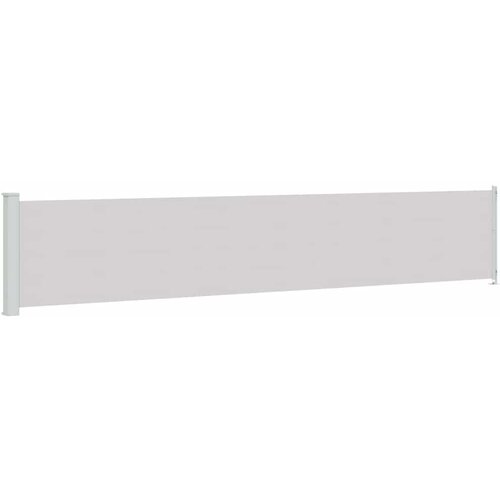  Uvlačiva bočna tenda za terasu 117 x 600 cm siva Slike
