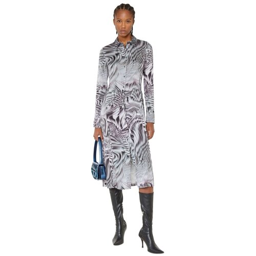Diesel Dress - D-TIPHA DRESS grey Cijene