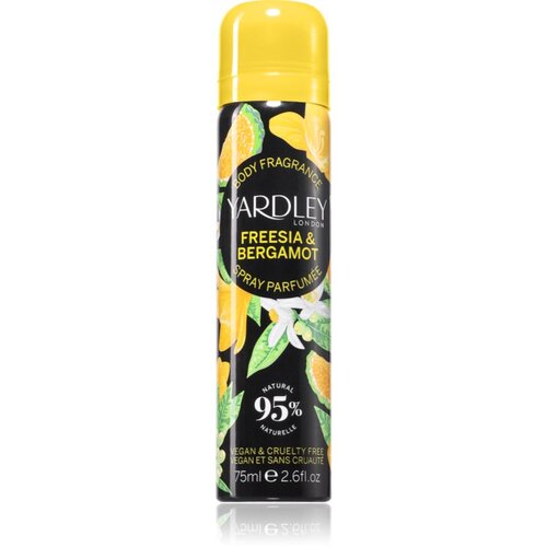 Yardley Freesia & Bergamot pršilo za telo za ženske 75 ml Cene